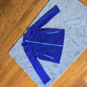 Spyder Purple Waffle Knit Full Zip Jacket, Girls Large, Great Condition